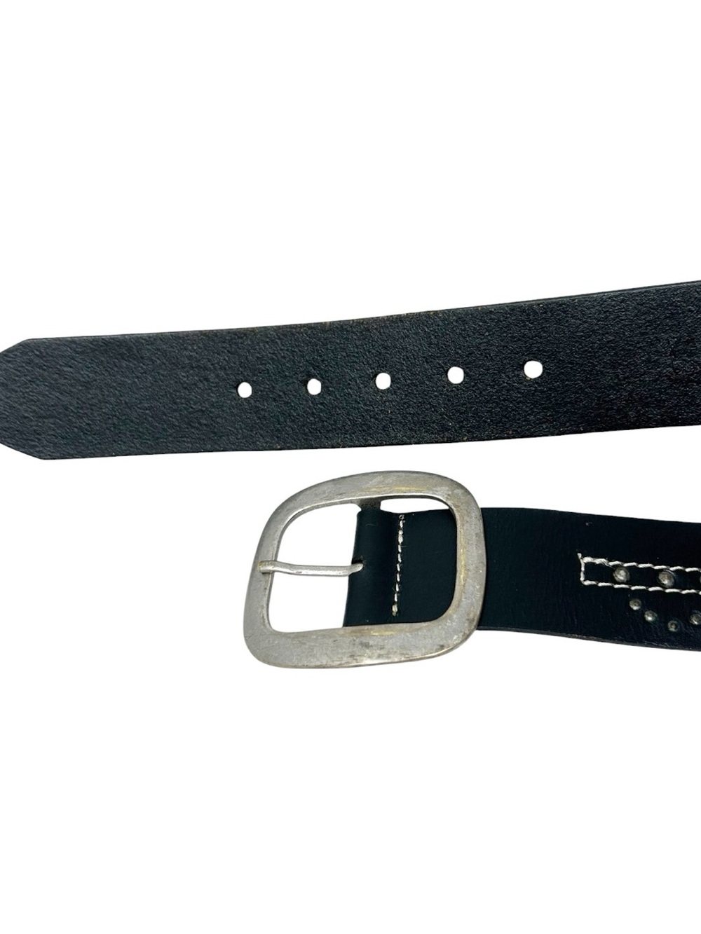 Old Navy Genuine Leather Studded Belt - Picture 6 of 7
